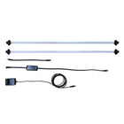 Master Massage 71cm NewPort™ Mobile Massagetherapieliege mit Ambiente Lichtpaket Klappbarem Holzgestell-Königsblau