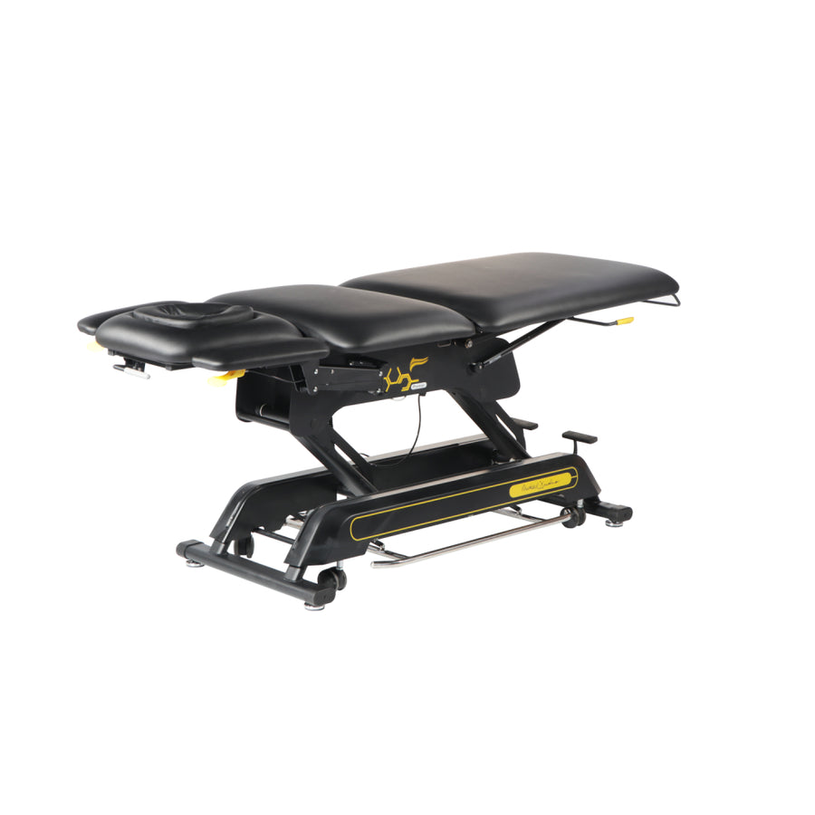 Master Massage Premier Infinity Elektrische Osteopathisch Therapieliege Höhenverstellbar mit Rundum-Fusßsteuerung 3 Teilig