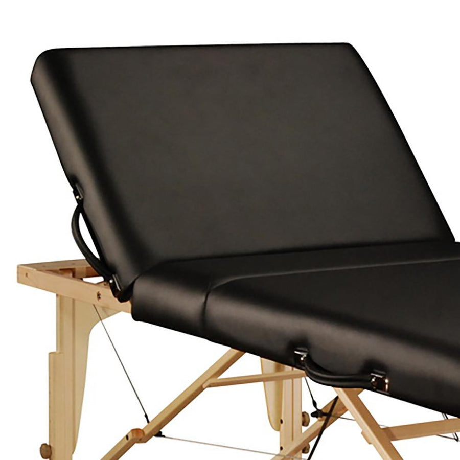 Mt Massage 30 "Midas Tilt Tragbarer Massagetisch Paket Rückenlehne Liftback Tattoo und Salontisch Schwarz