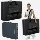 Master Massage 71cm NewPort™ Mobile Massagetherapieliege mit Ambiente Lichtpaket Klappbarem Holzgestell-Königsblau