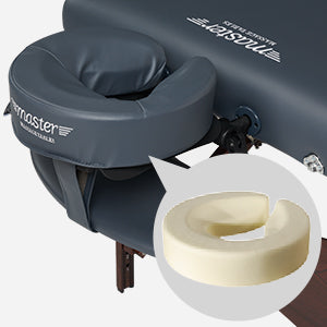 Master Massage 71cm NewPort™ Mobile Massagetherapieliege mit Ambiente Lichtpaket Klappbarem Holzgestell-Königsblau