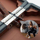 Master Massage 71cm NewPort™ Mobile Massagetherapieliege mit Ambiente Lichtpaket Klappbarem Holzgestell-Königsblau