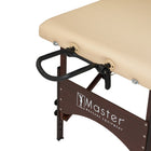 Master Massage 71cm Argo™ Mobile Massagetherapieliege mit Ambiente Lichtpaket und Klappbares Holzgestell