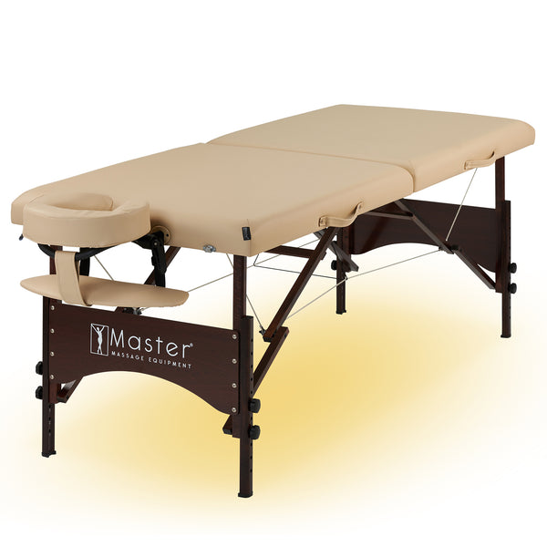 Master Massage 71cm Argo™ Mobile Massageliege mit Ambiente Lichtpaket