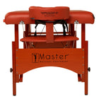 Master Massage Fairlane™ Mobile Massageliege mit Ambiente Lichtpaket und Klappbarem Holzgestell-Zimt