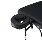 MT Massage 74cm Violet™ Salon Tilt Mobile Massageliege mit Rücklehne & Klappbarem Aluminiumgestell-Schwarz