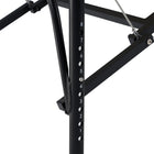 MT Massage 74cm Violet™ Salon Tilt Mobile Massageliege mit Rücklehne & Klappbarem Aluminiumgestell-Schwarz
