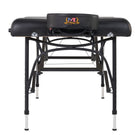 MT Massage 74cm Violet™ Salon Tilt Mobile Massageliege mit Rücklehne & Klappbarem Aluminiumgestell-Schwarz