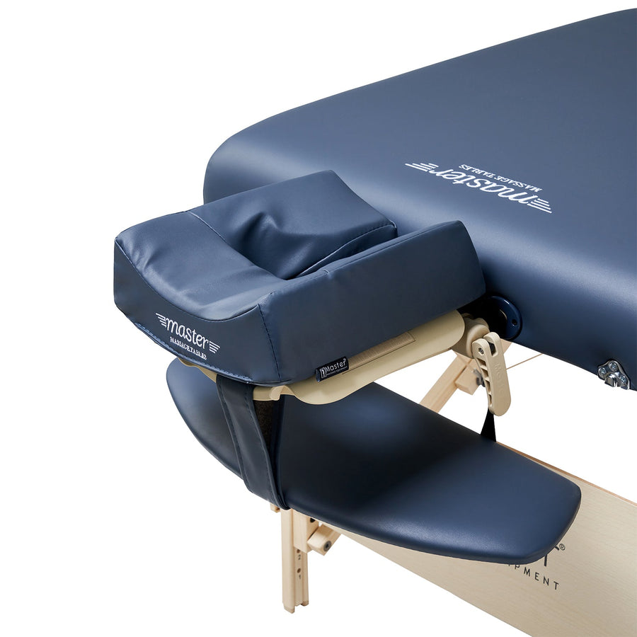 Master Massage 71cm Coronado™ Mobile Massageliege Paket mit Klappbarem Holzgestell-Königsblau