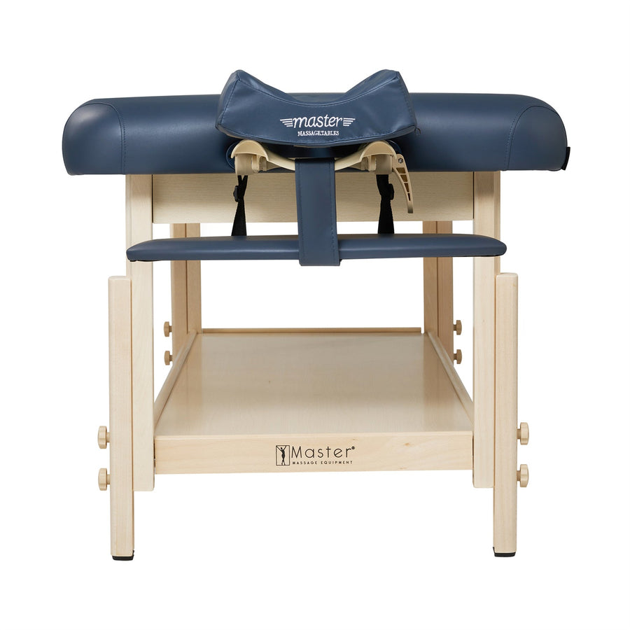 Master Massage 76cm Laguna™ Stationäre Massagetherapieliege mit Ambiente Beleuchtung Königsblau