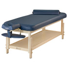 Master Massage 76cm Laguna™ Stationäre Massagetherapieliege mit Ambiente Beleuchtung Königsblau