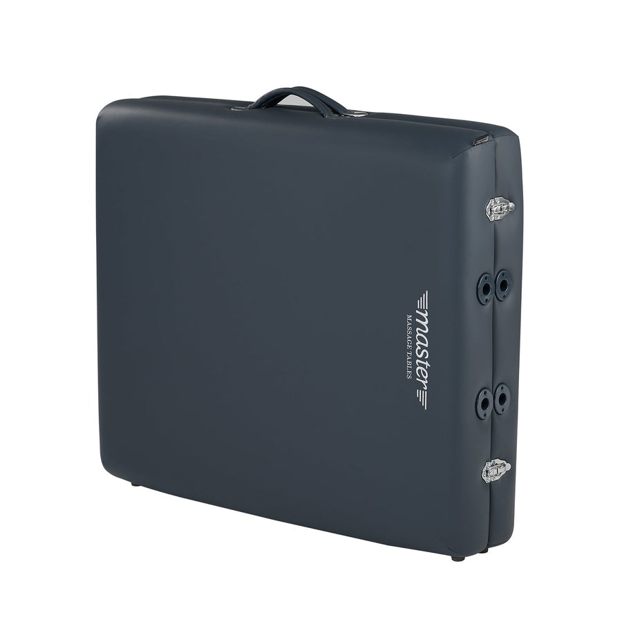 Master Massage 71cm NewPort™ Mobile Massagetherapieliege mit Ambiente Lichtpaket Klappbarem Holzgestell-Königsblau