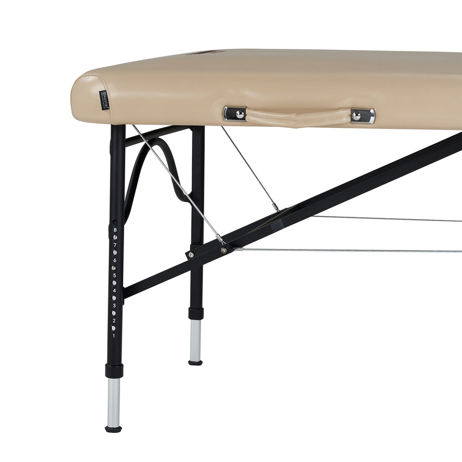 Master Massage 76cm ProAir™ Mobile Massageliege mit NanoSkin™ & Klappbarem Aluminiumgestell-Beige