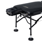 Master Massage 76cm Stratomaster™ Mobile Massageliege mit NanoSkin™ & Klappbarem Aluminiumgestell-Schwarz