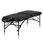 Master Massage 76cm Stratomaster™ Mobile Massageliege mit NanoSkin™ & Klappbarem Aluminiumgestell-Schwarz