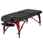 Master Massage Montclair™ Mobile Massageliege mit Ambiente Lichtpaket Memory Foam & Klappbares Holzgestell-Kristallrosa