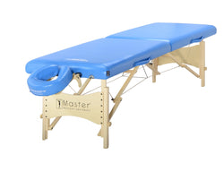 Master Massage 76cm Skyline tragbare Mobile Massageliege Massagebett Massagebank Kosmetikliege Marina Blau