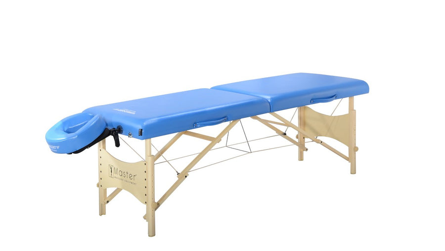 Master Massage 76cm Skyline tragbare Mobile Massageliege Massagebett Massagebank Kosmetikliege Marina Blau