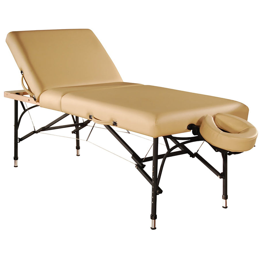 Master Massage 74cm Violet Salon Tilt Aluminium Leicht Mobil tragbar Massageliege Massagebett Massagebank Kosmetikliege, Schwarz