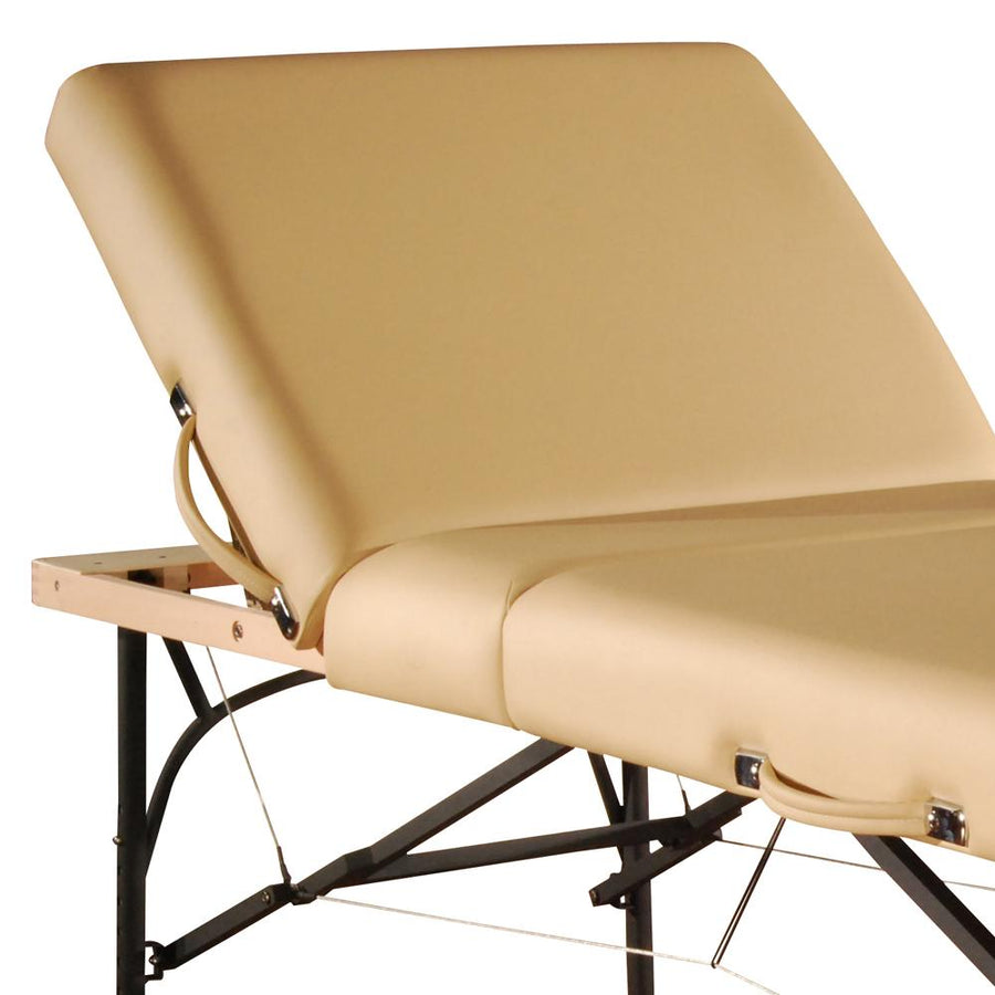 Master Massage 74cm Violet Salon Tilt Aluminium Leicht Mobil tragbar Masageliege Massagebett Massagebank Kosmetikliege, Sahne
