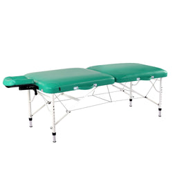 Master Massage 76 cm CALYPSO ™ LX Tragbarer Massagetisch mit NanoSkin ™ - Emerald Green (Anti-Mikrobiell - Tränenfrei)